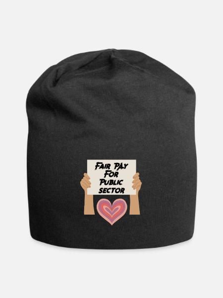 Faire Bezahlung - Jersey-Beanie - Schwarz