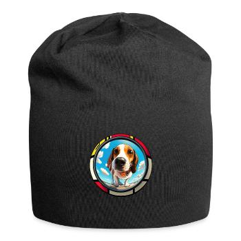 Dog Saying Beagle Design pour les amoureux des chiens - Bonnet en jersey - noir - Devant