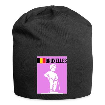 Bruxelles - Bonnet en jersey - noir - Devant