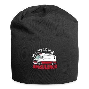 My Other Car Is An Ambulance EMT Driver Paramedic - Jersey Beanie - black - Front