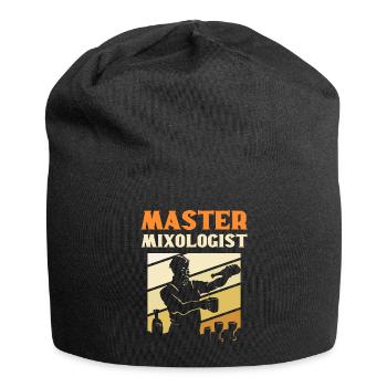 Master Mixologist Bartender Barkeeper - Jersey-Beanie - Schwarz - Vorne