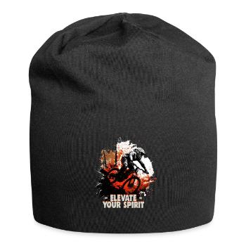 Conception cool de descente de VTT pour les fans de VTT - Bonnet en jersey - noir - Devant