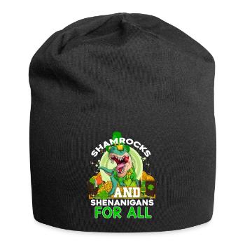 St Paddy's St Patricksday St Patrick Day - Jersey Beanie - black - Front