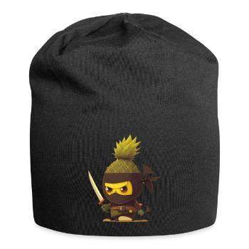 Ninjananas - Jersey-Beanie - Schwarz - Vorne