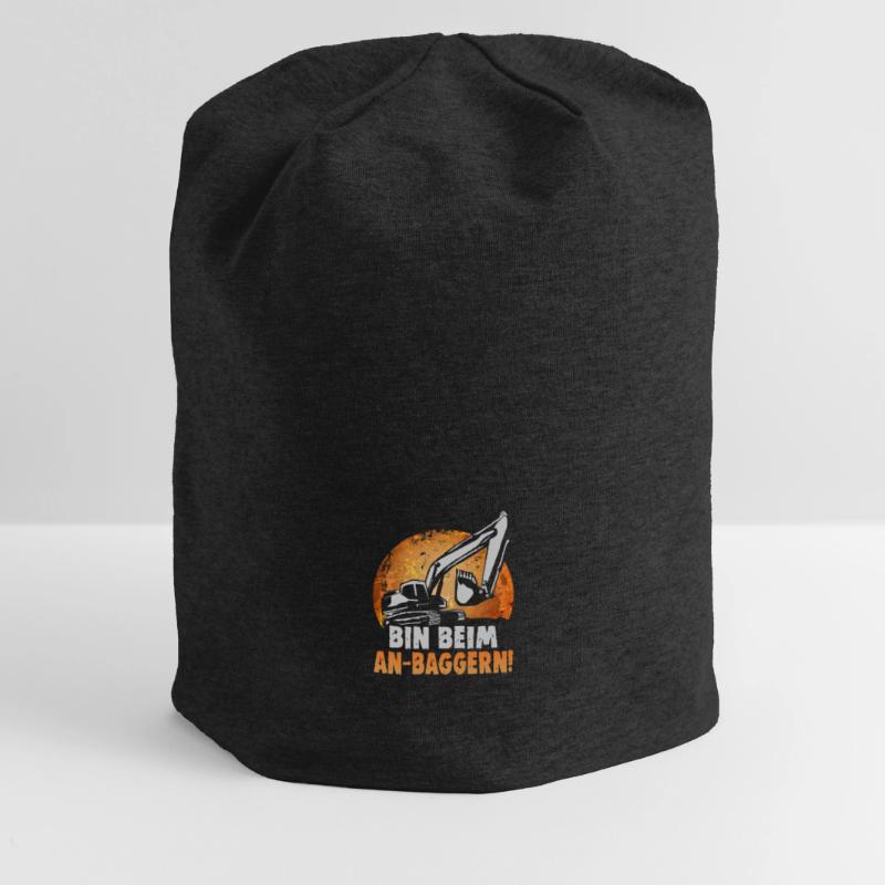 Crane operator design for excavator operators and construction workers Jersey Beanie