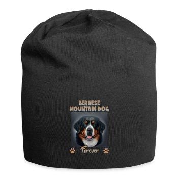 Dogs Bernese Mountain Dog Dog Lovers Aussie - Jersey Beanie - black - Front