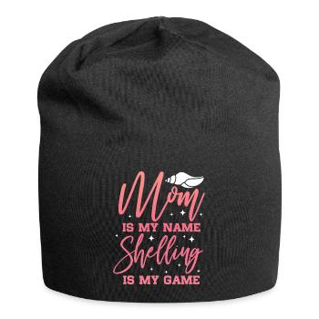 Maman est mon nom Le bombardement est mon jeu - Sea Shell - Bonnet en jersey - noir - Devant