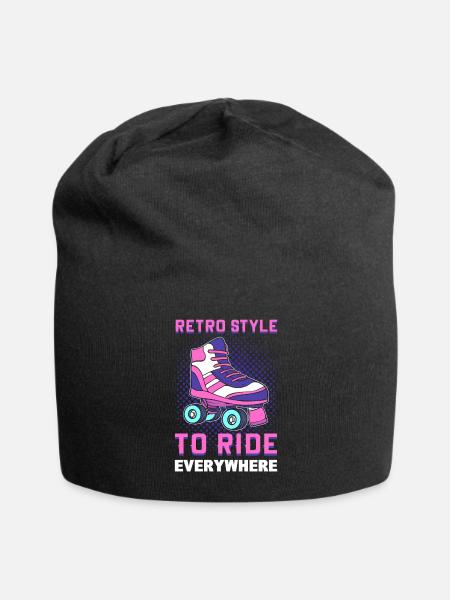 Roller Skating Roller Derby Roller Skating Sports - Bonnet en jersey - noir