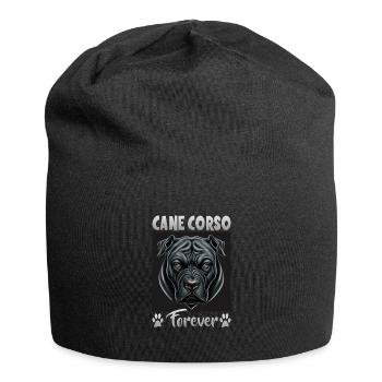 Dog saying Cane Corso design for dog lovers - Jersey Beanie - black - Front