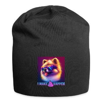 Dog saying Poméranie design pour les amoureux des chiens - Bonnet en jersey - noir - Devant