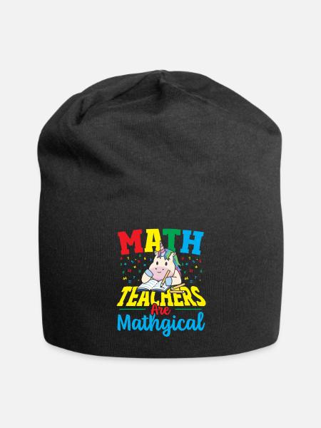 Math Teachers Are Mathgical Math Teacher - Jersey-Beanie - Schwarz