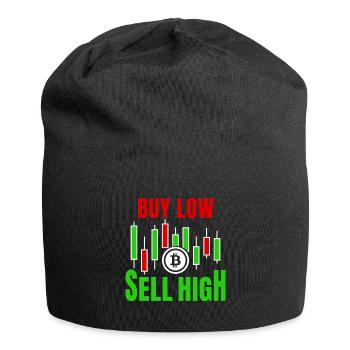 Buy Low Sell High - Jersey Beanie - black - Front