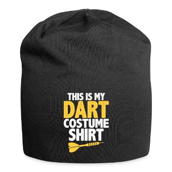 Ceci est ma chemise de costume de fléchettes - Bonnet en jersey - noir - Devant