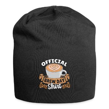 Official Brew Day Shirt Barista Coffeemaker - Jersey Beanie - black - Front