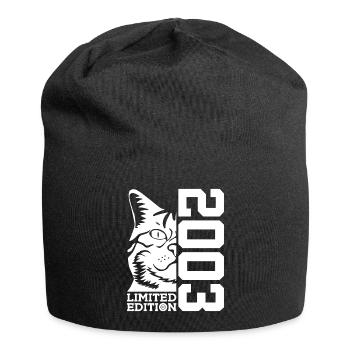 LIMITED EDITION 2003 CAT 23RD BIRTHDAY - Jersey Beanie - black - Front