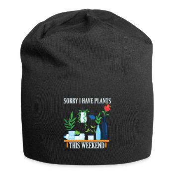 Je suis désolé de planter ce week-end - Bonnet en jersey - noir - Devant