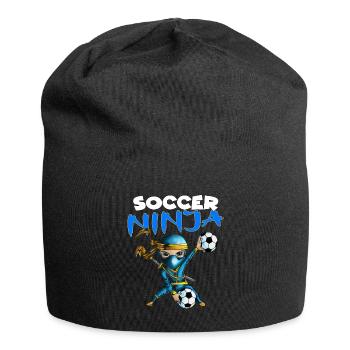 Der Soccer Ninja für Kinder Geburtstagsparty - Jersey-Beanie - Schwarz - Vorne