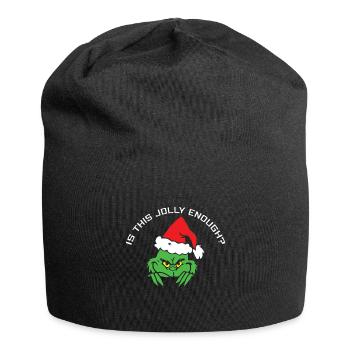Ist Das Lustig Genug? - Lustige Weihnachten - Jersey-Beanie - Schwarz - Vorne