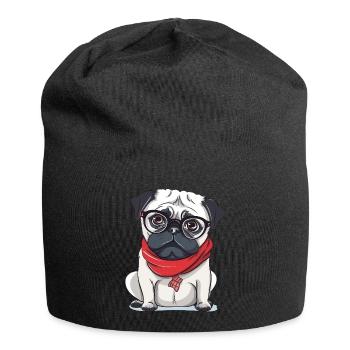 Pug - Jersey Beanie - black - Front