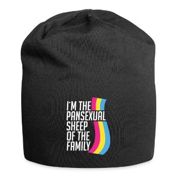 Je suis le mouton pansexuel de la famille - Bonnet en jersey - noir - Devant