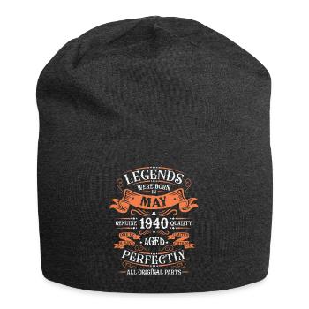 Years of excellence May 1940 Gift - Jersey Beanie - charcoal grey - Front