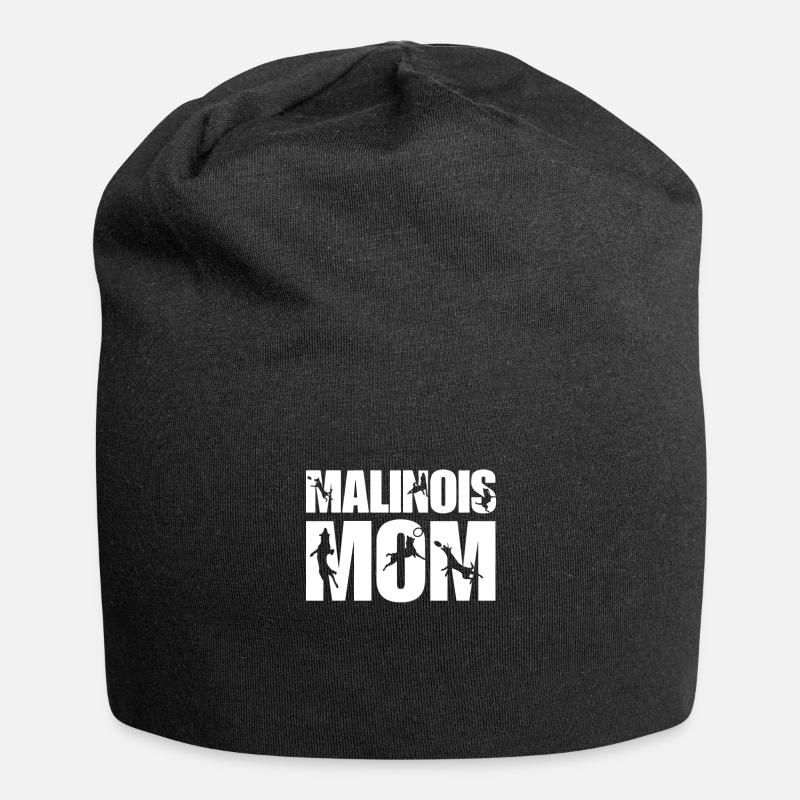 Mutter von Malinois - Jersey-Beanie - Schwarz