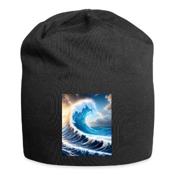 Big Wave #001 - Jersey-Beanie - Schwarz - Vorne