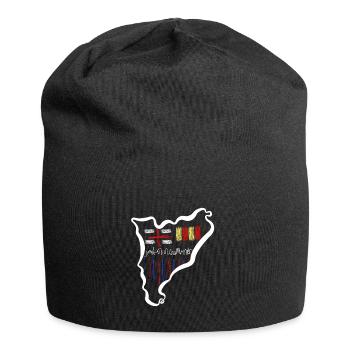 Katalonien Wappe - Jersey-Beanie - Schwarz - Vorne