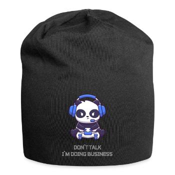 Dont talk im doing business - Jersey-Beanie - Schwarz - Vorne
