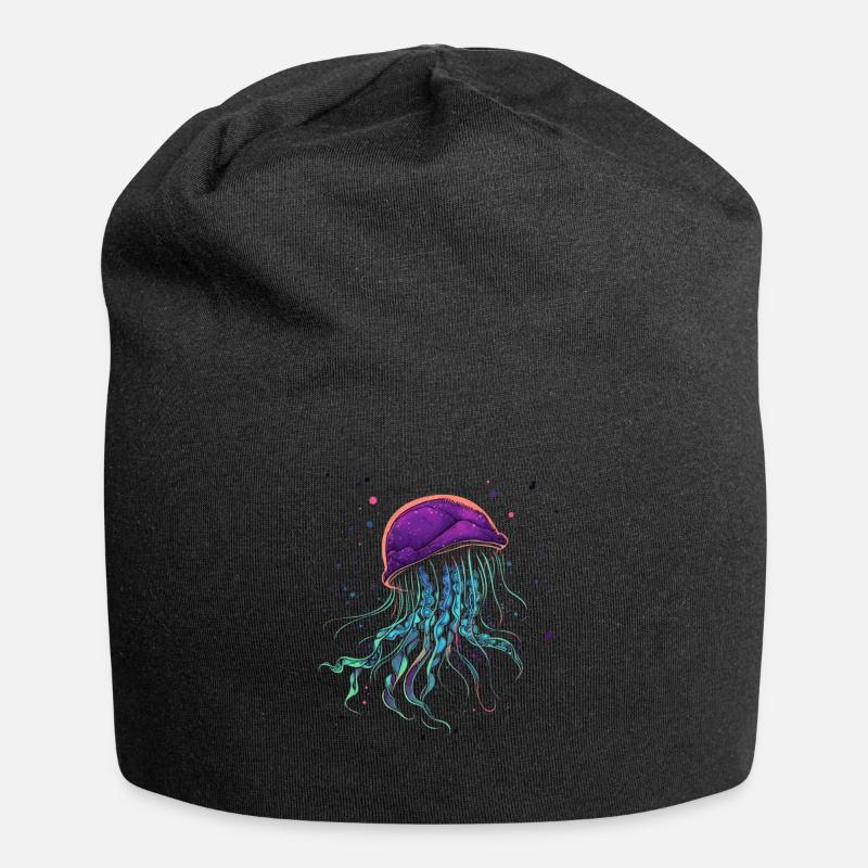 Jellyfish - Jersey Beanie - black