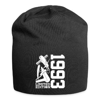 HAIRSTYLIST 1993 STYLIST 33. GEBURTSTAG FRISEUR - Jersey-Beanie - Schwarz - Vorne
