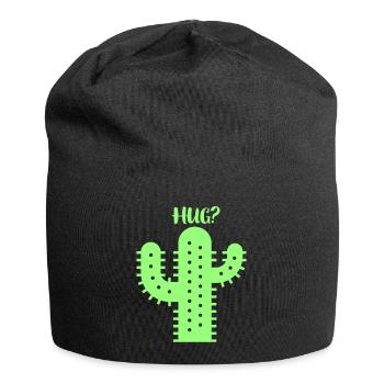 Câlin de cactus - Bonnet en jersey - noir - Devant