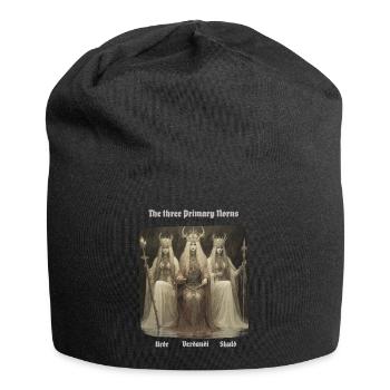 The Three Norns / Women of Fate - Jersey Beanie - black - Front