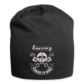 Born To Ride MC Skull Piston Design - Jersey Beanie - black - Front
