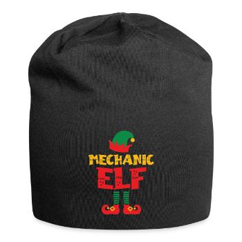 Mechanischer Elf - Mechaniker - Jersey-Beanie - Schwarz - Vorne