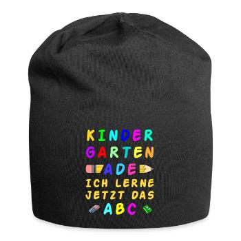KINDERGARTEN ADE - Jersey-Beanie - Schwarz - Vorne