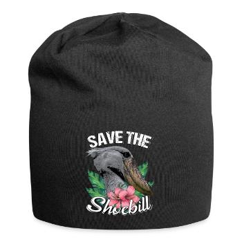 Schuhschnabel Sauvez le bec-de-chaussure - Bonnet en jersey - noir - Devant