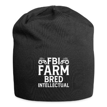 Intellectuels élevés à la ferme par le FBI - Bonnet en jersey - noir - Devant