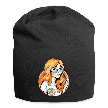 Anne hippie - Jersey Beanie - black - Front