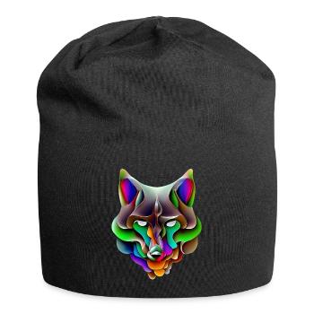 Loup - Bonnet en jersey - noir - Devant