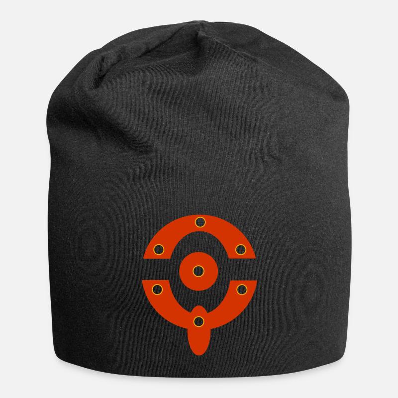 Motif N°10 - Bonnet en jersey - noir