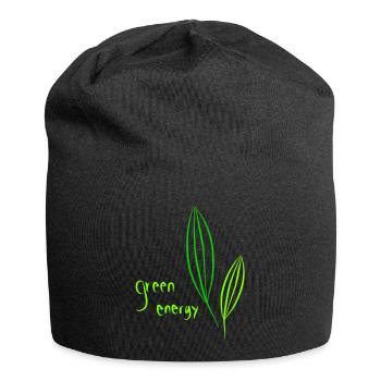 green energy - Jersey-Beanie - Schwarz - Vorne
