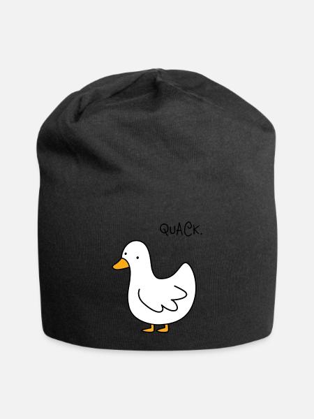 Gans - Jersey-Beanie - Schwarz
