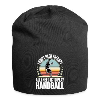Handball Handballer - Jersey-Beanie - Schwarz - Vorne
