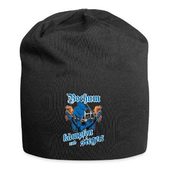 Bochum kämpfen und siegen - Jersey-Beanie - Schwarz - Vorne