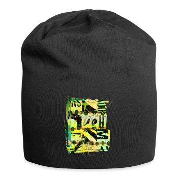 Extraits de journaux Albums Magazines Code alphabet - Bonnet en jersey - noir - Devant