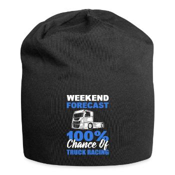 Prédiction du week-end de course de camions 100% de chances de - Bonnet en jersey - noir - Devant