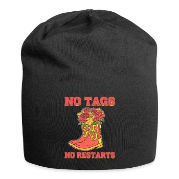 No Tags No Restarts Line Dance Line Dancing - Jersey Beanie - black - Front