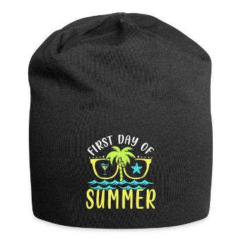 Premier jour de l’été - Bonnet en jersey - noir - Devant
