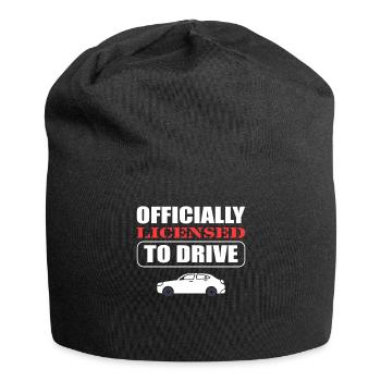 Officially Licensed To Drive New Driver License - Jersey Beanie - black - Front